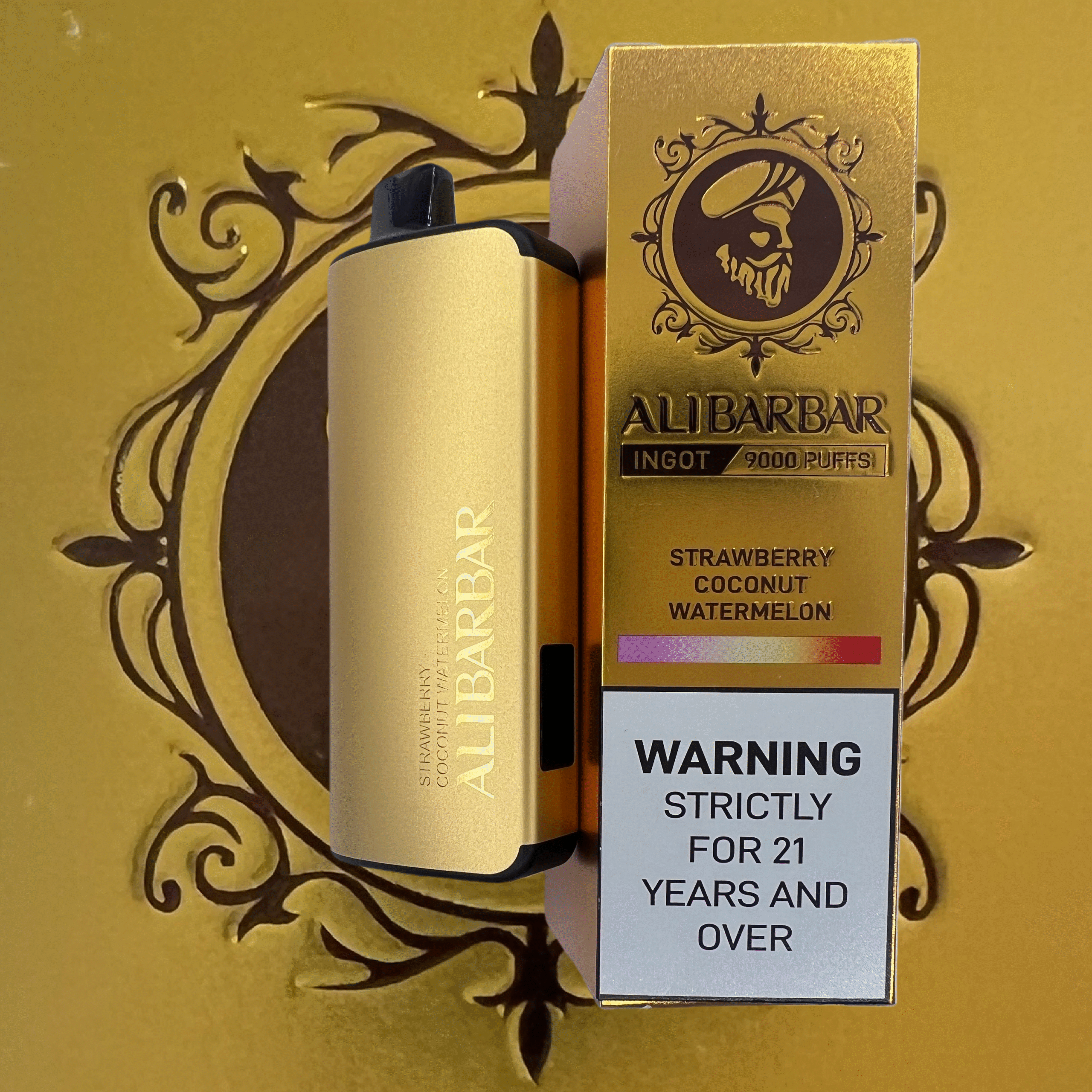 ALIBARBAR 9000 Strawberry Coconut Watermelon Flavor